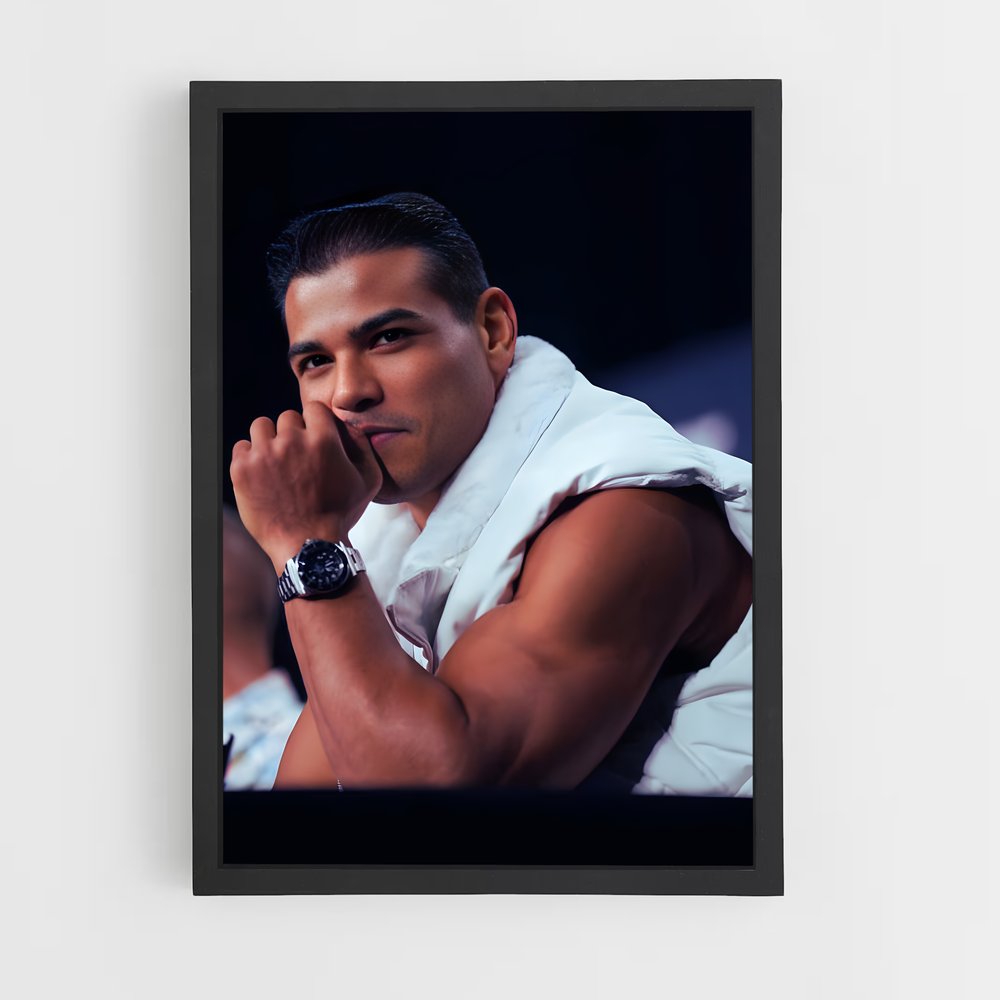 Poster Paulo costa méditatif – affiche MMA (vue 2)